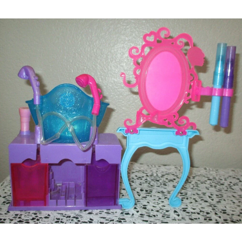Barbie Hair-tastic Color And Wash Salon Washing Station Glam Fashionista